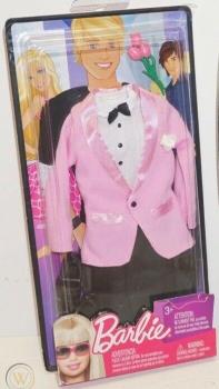 Mattel - Barbie - Ken Fashion - Pink Tuxedo - наряд